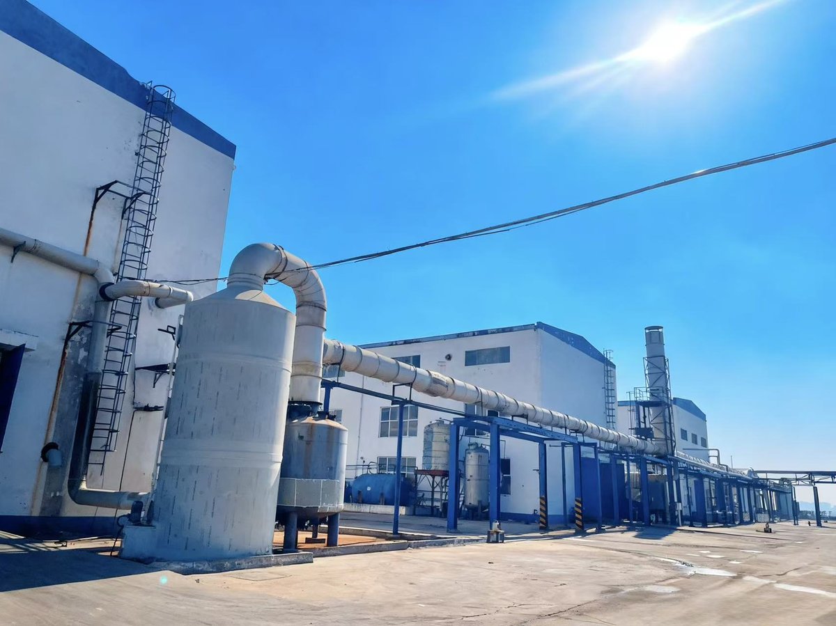 Chemical Production Tanks and Pipeline System